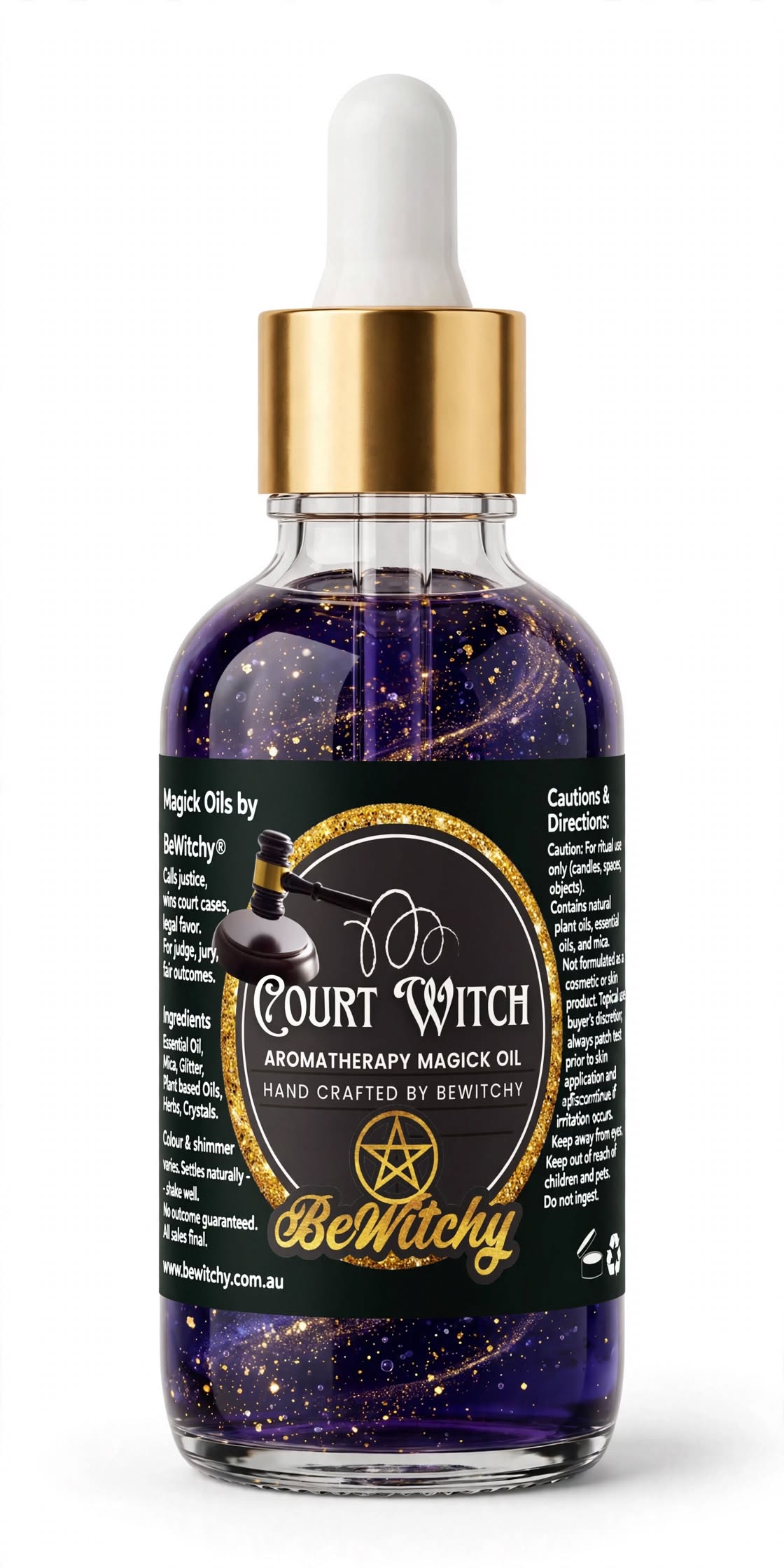 BeWitchy® Court Witch: Justice, Legal Favor & Courtroom Win Oil