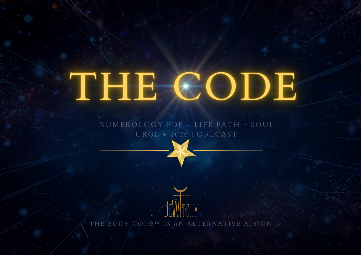 THE CODE: Numerology PDF – Life Path + Soul Urge + 2026 Forecast