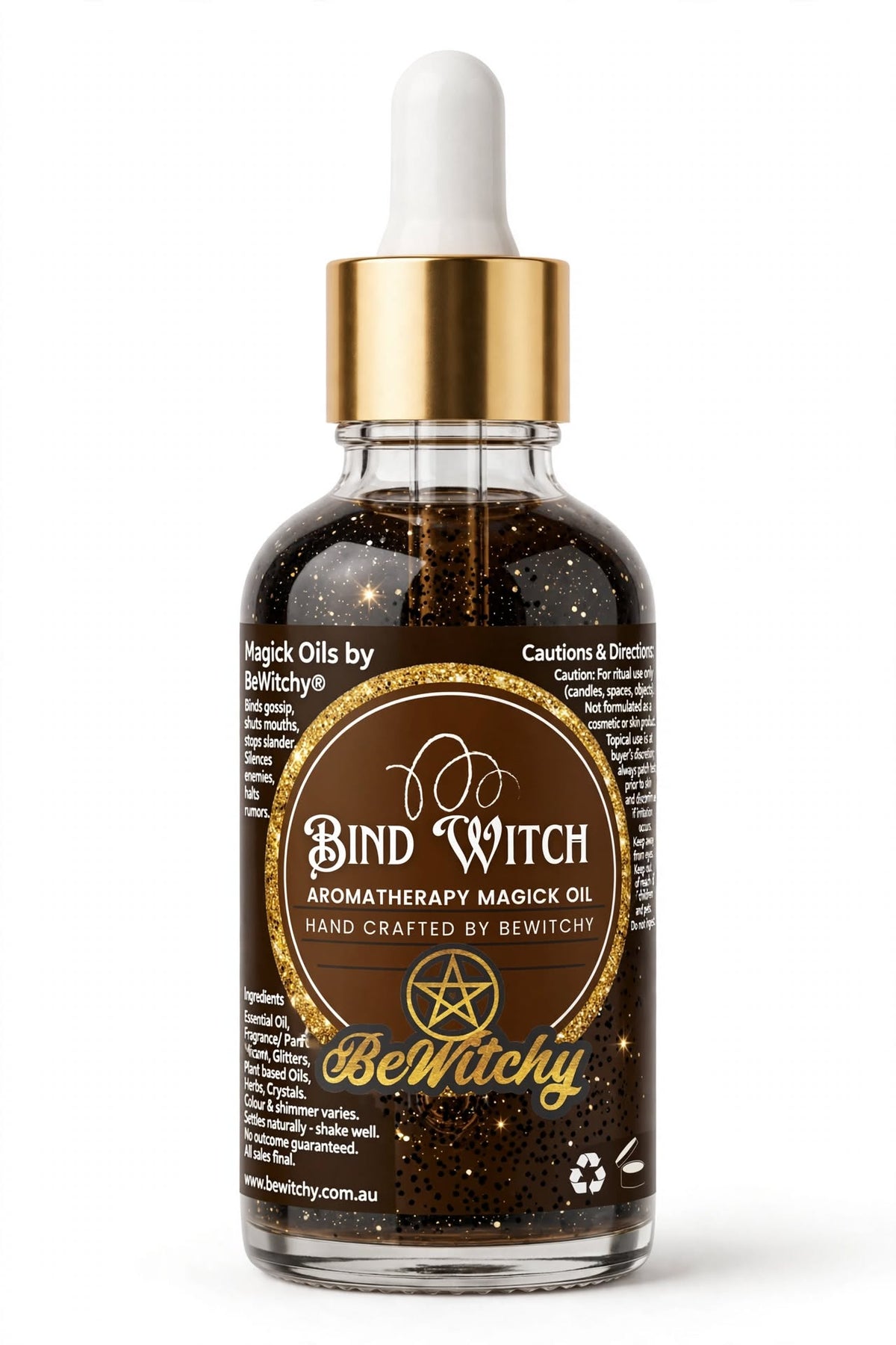 BeWitchy® Bind Witch: Binding, Shut Mouth & Stop Gossip Oil