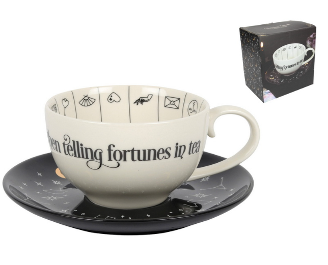 FORTUNE TELLING CERAMIC TEACUP