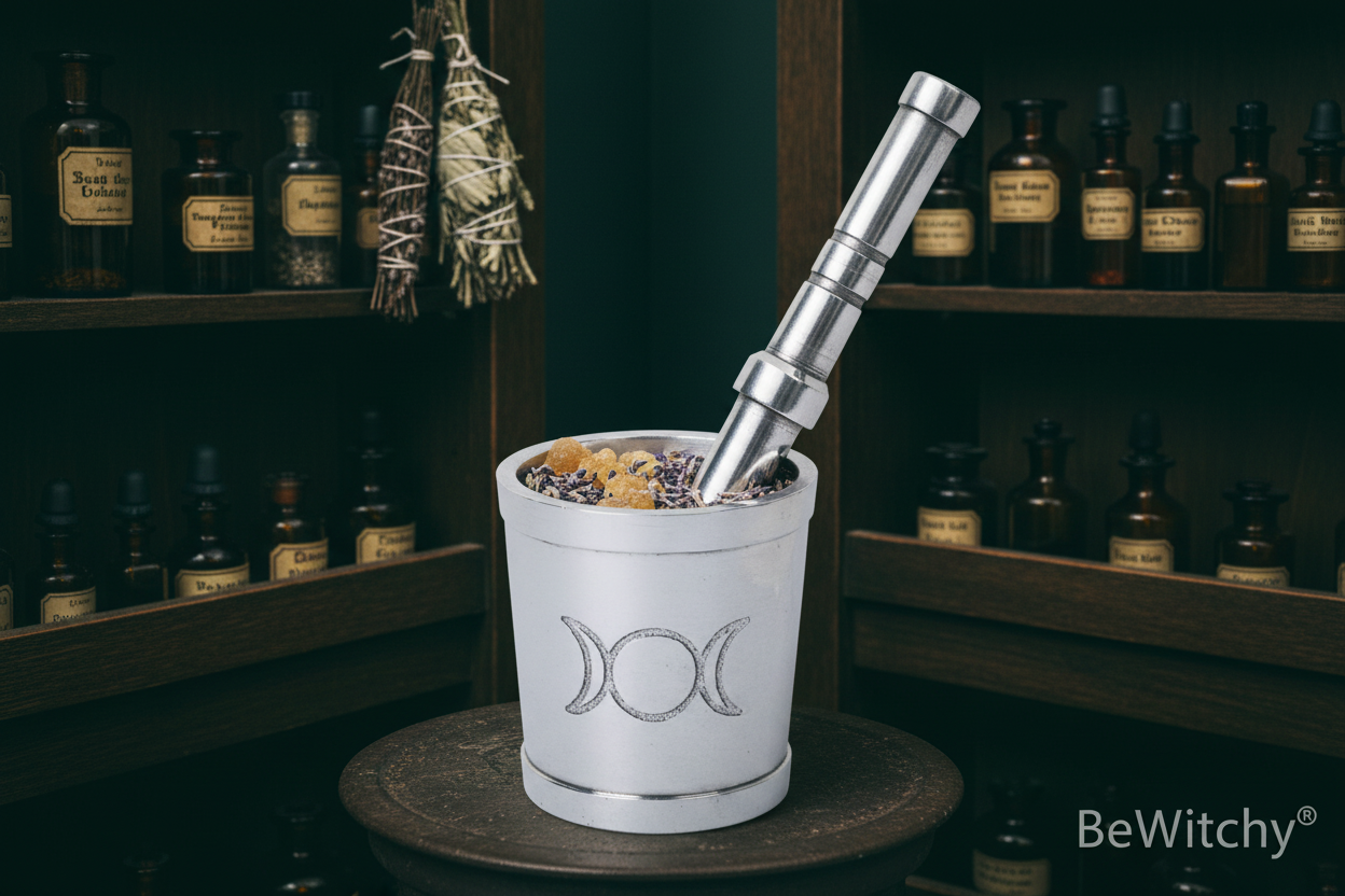 Aluminium Triple Moon Mortar and Pestle