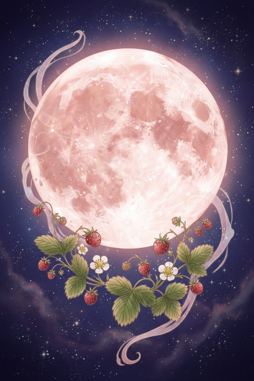 Strawberry Moon, Don’t Ghost Me 🍓