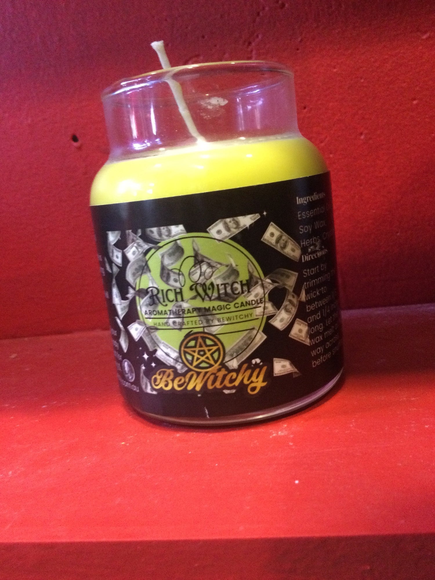 BeWitchy Rich Witch Candle - 9cm image 0