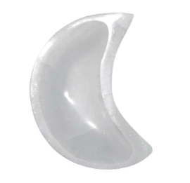 Selenite Moon Bowl