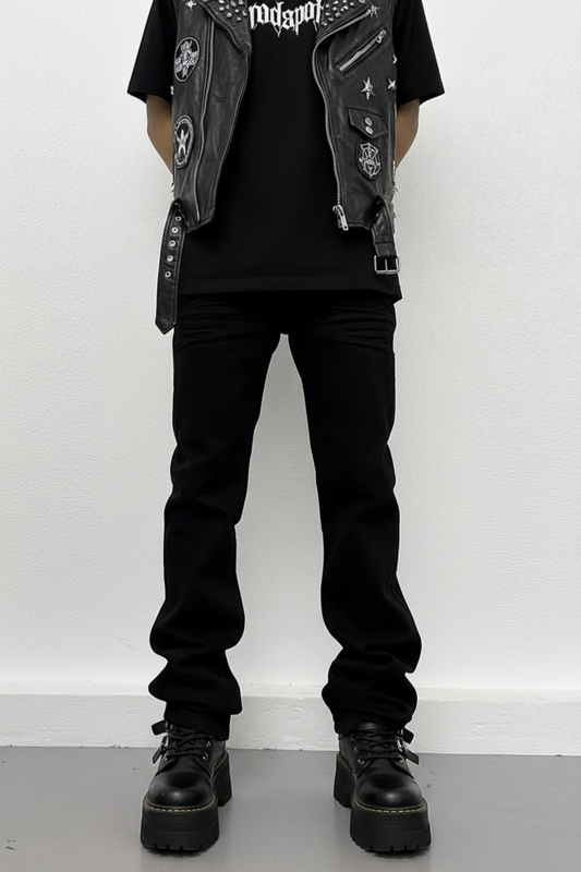 BeWitchy® Mens Loose Fit Denim