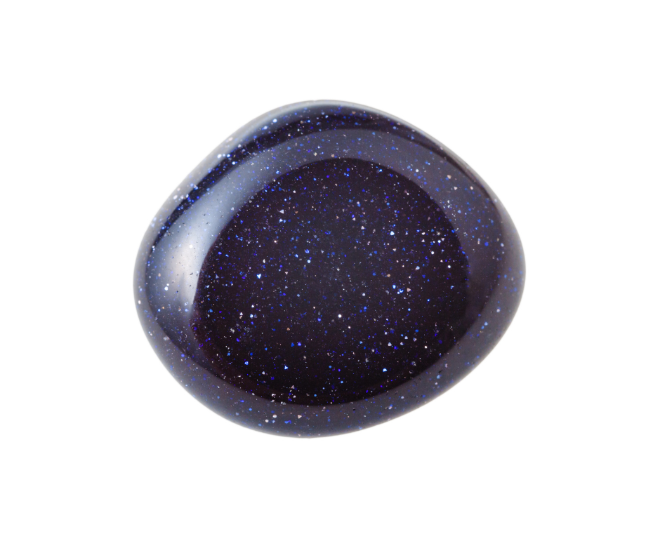 Blue Goldstone Tumbled Stone image 0