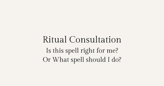 Bespoke Ritual Consultation - What Ritual Is Right For Me? [Consultation Only - No Ritual Included]