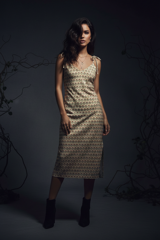 Poison Ivy Couture Tie-strap midi dress