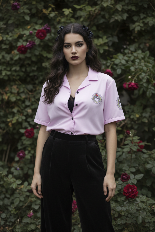 Poison Ivy Couture Unisex button shirt