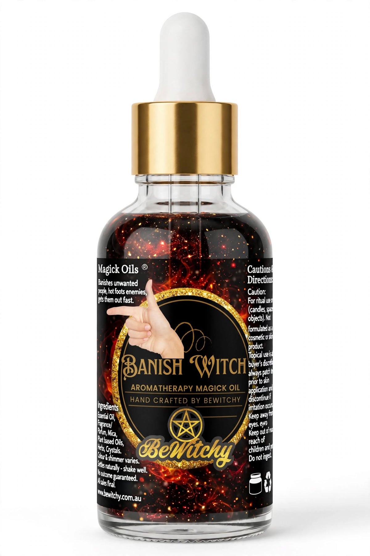 BeWitchy® Banish Witch: Banishing, Hot Foot & Get Out FAST Oil