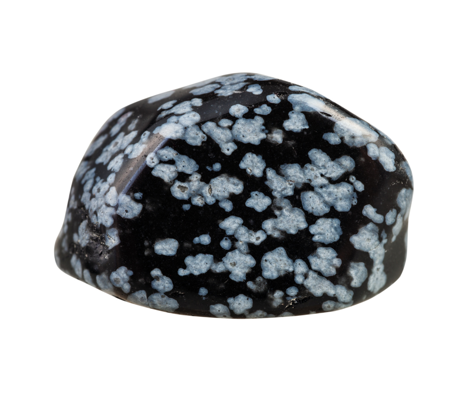 Snowflake Obsidian Tumbled Stones image 0
