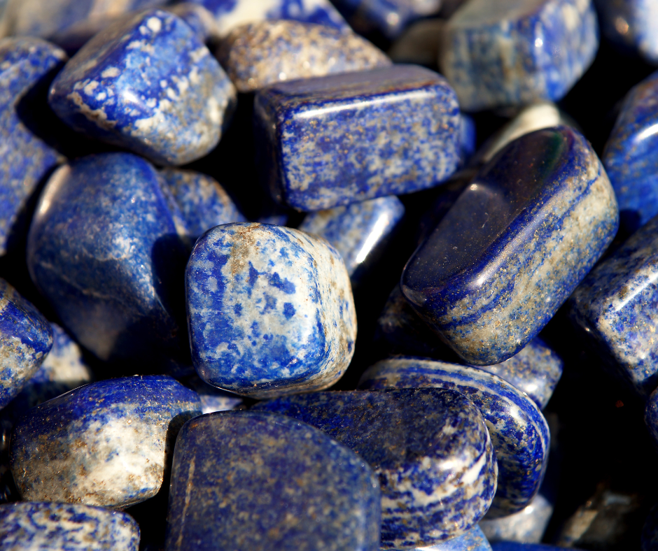 Lapis Howlite Tumbled Stones image 0