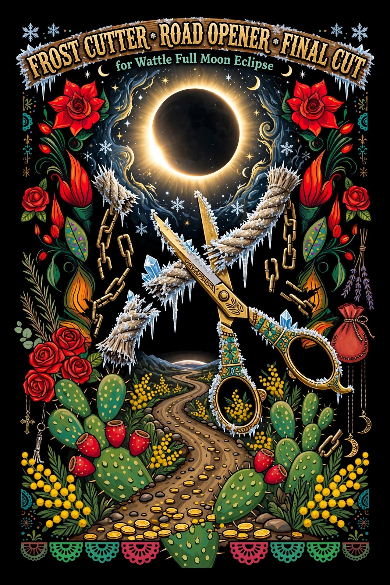 ~ AUG 28 WATTLE FULL MOON + PARTIAL LUNAR ECLIPSE ~ ONLINE FULL MOON RITUAL