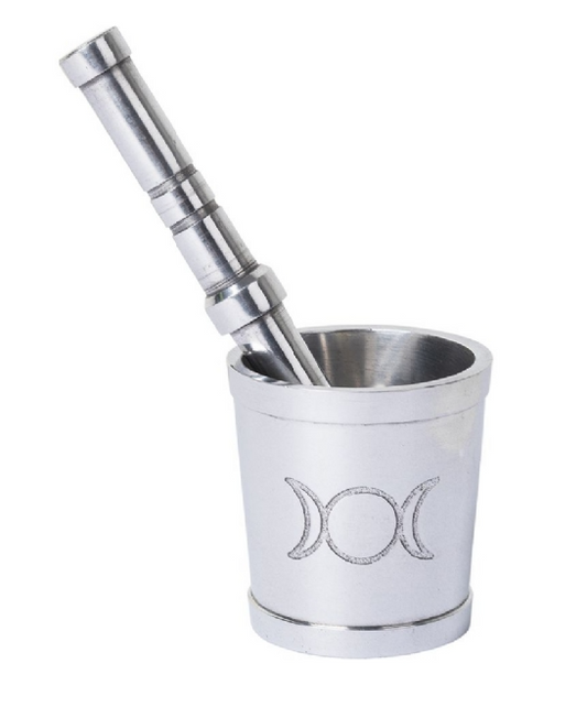 Aluminium Triple Moon Mortar and Pestle