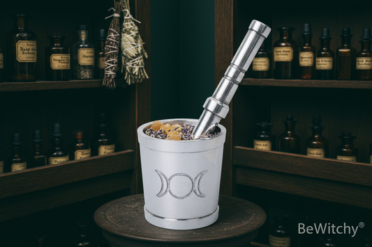 Aluminium Triple Moon Mortar and Pestle