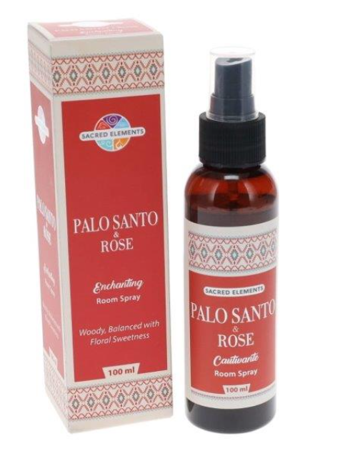 SMUDGE SPRAY SACRED ELEMENTS PALO SANTO ROSE 100ML