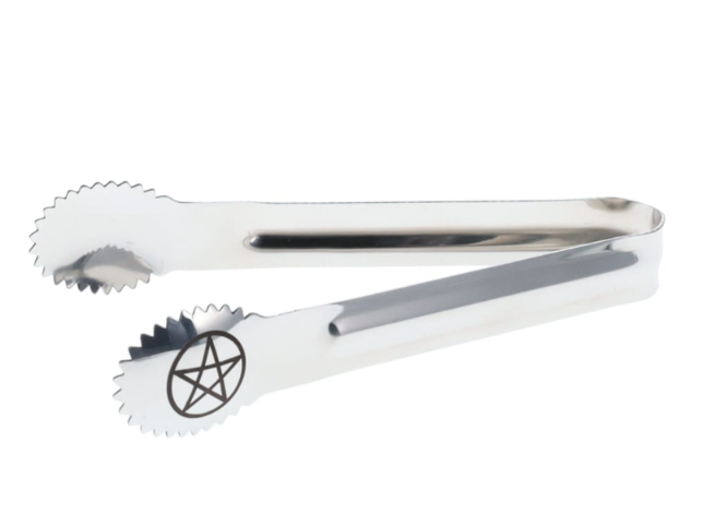 Stainless Steel Pentacle Tongs (15cm)