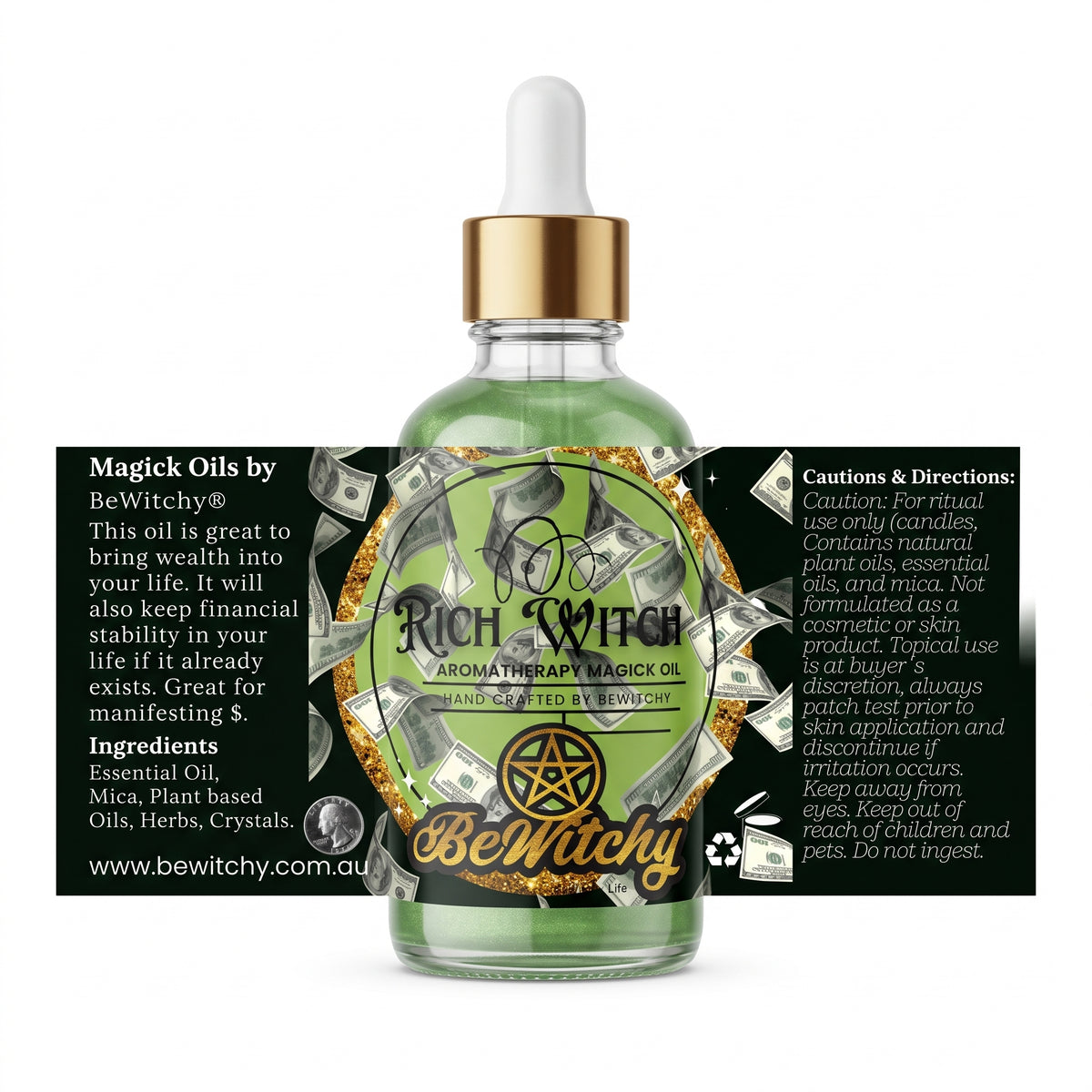BeWitchy® Rich Witch: Anointing Oil for Effortless Wealth &amp; Abundance