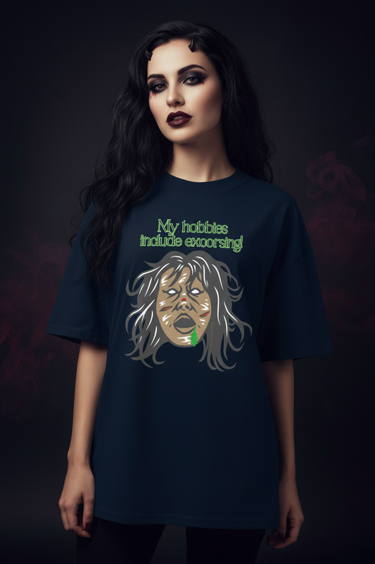 Exorcism hobby Unisex organic oversized high neck t-shirt