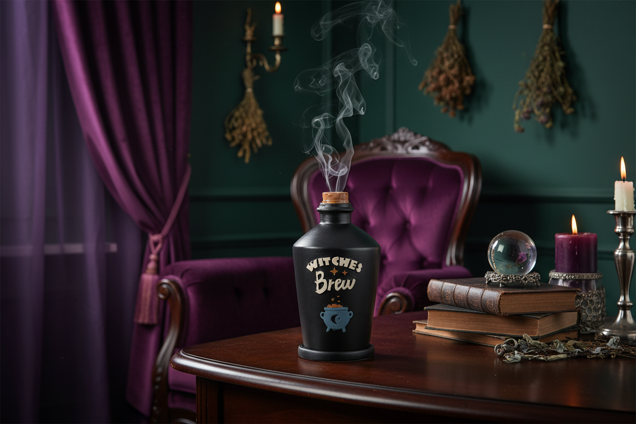 Witches Brew Potion Bottle Incense Burner